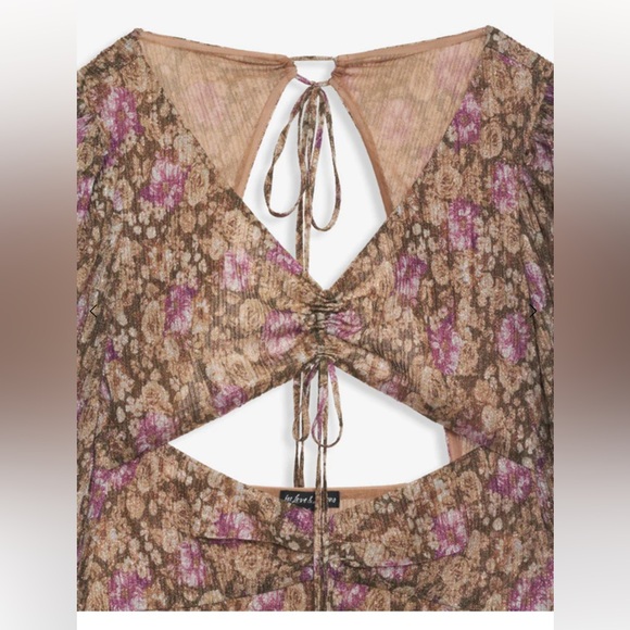 For Love & Lemons Women's Brown and Purple Dress XS - Picture 5 of 5